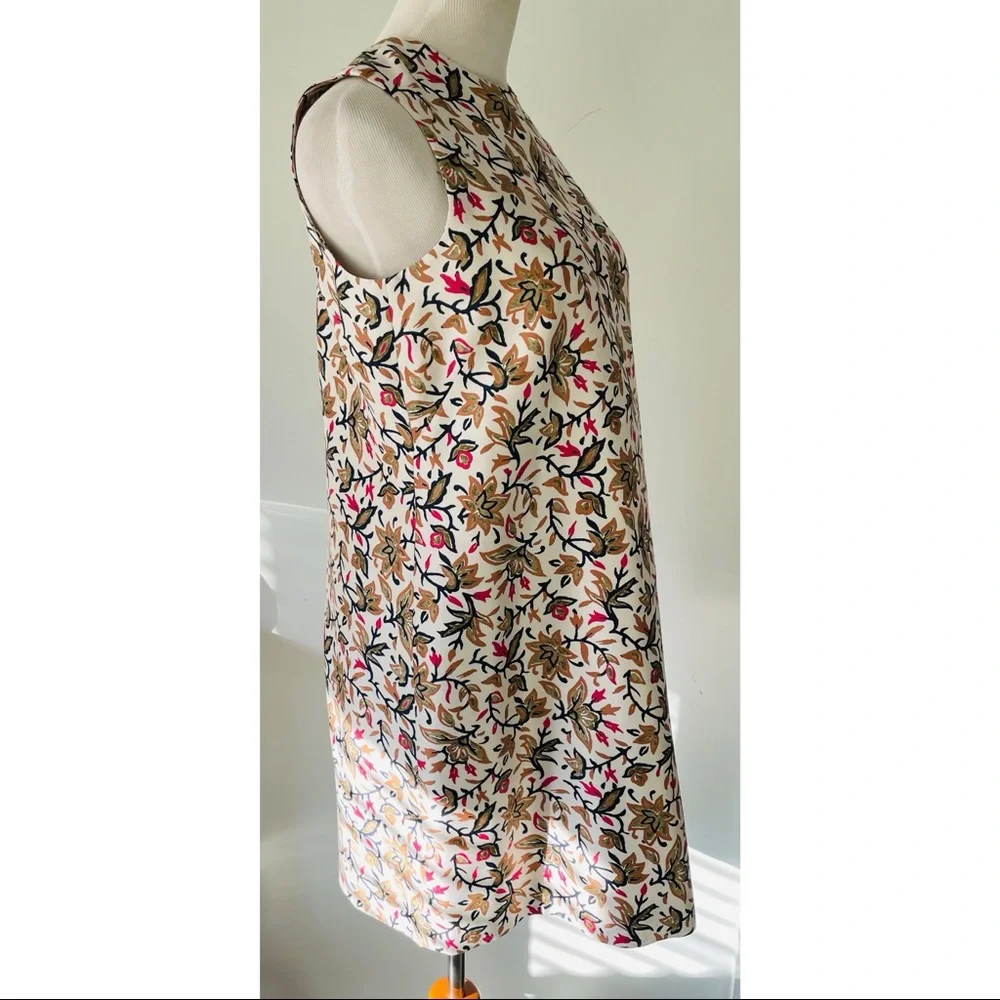 New! TORY BURCH LEILA Silk Print Shift Dress Size 6 - Picture 5 of 10